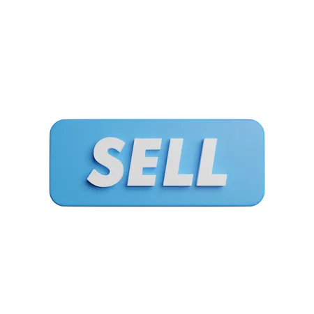 Sell Button  3D Icon