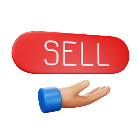 Sell Button  3D Icon