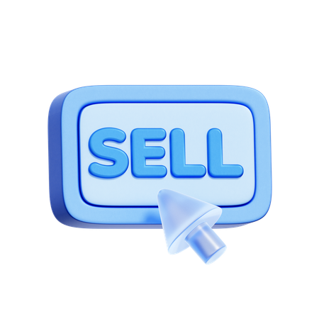 Sell Button  3D Icon