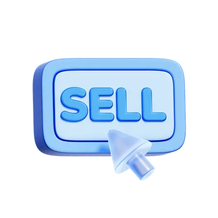 Sell Button  3D Icon