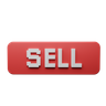 red sell button design assets