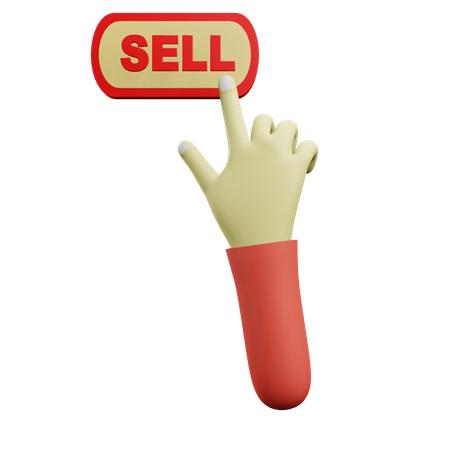 Sell Click  3D Icon