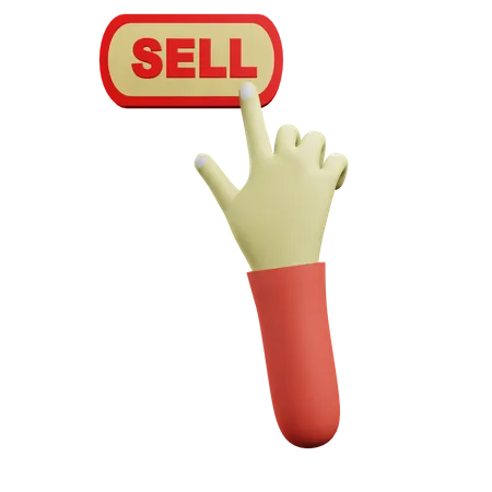 Sell Click  3D Icon