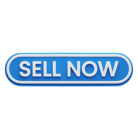 Sell Now Button  3D Icon