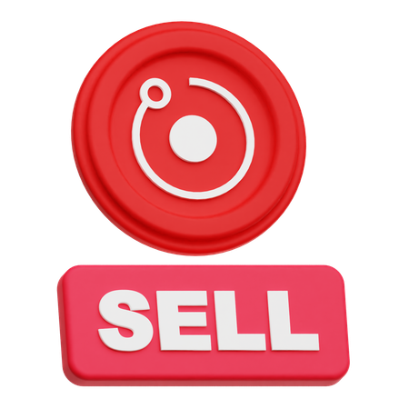 Sell Render Token  3D Icon