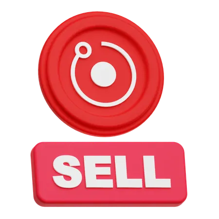 Sell Render Token  3D Icon