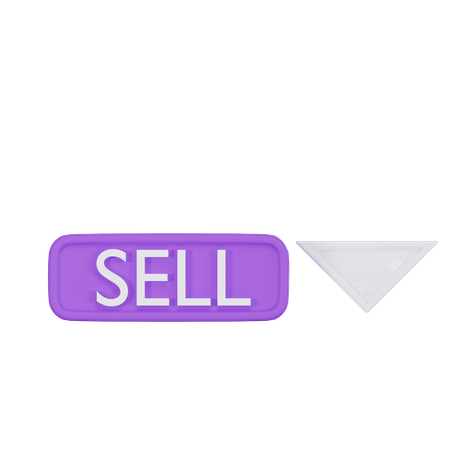 Sell Shares  3D Icon