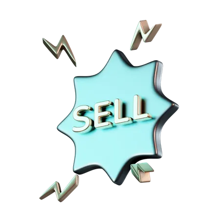 Sell Sign  3D Icon