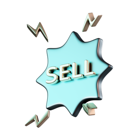 Sell Sign  3D Icon