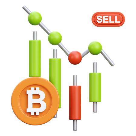 Sell Stock  3D Icon