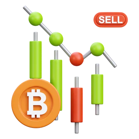 Sell Stock  3D Icon