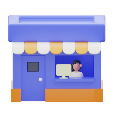 Seller  3D Icon