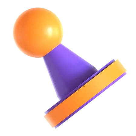 Sello de goma  3D Icon