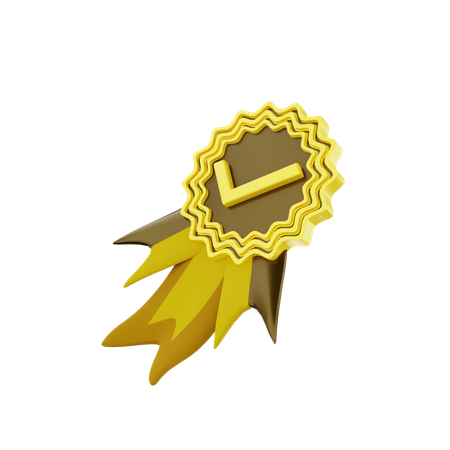 Selo aprovado  3D Icon
