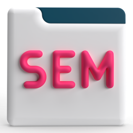 SEM  3D Icon