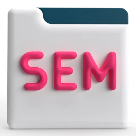 SEM  3D Icon