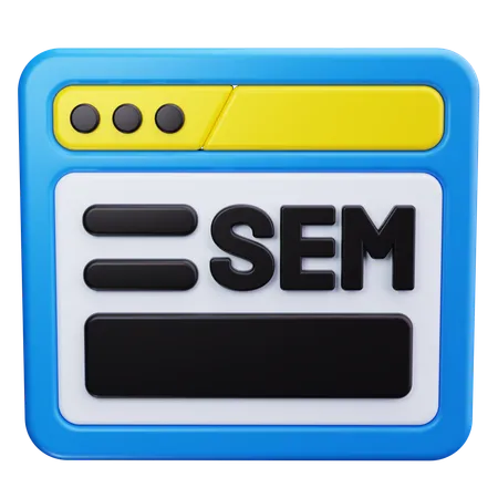 Sem  3D Icon