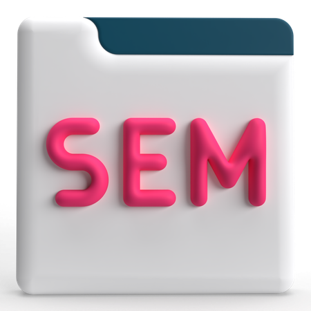 SEM  3D Icon