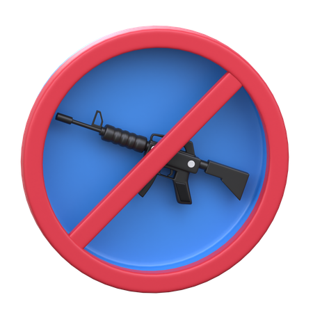 Sem arma  3D Icon