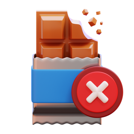 Sem chocolate  3D Icon