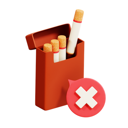 Sem cigarros  3D Icon