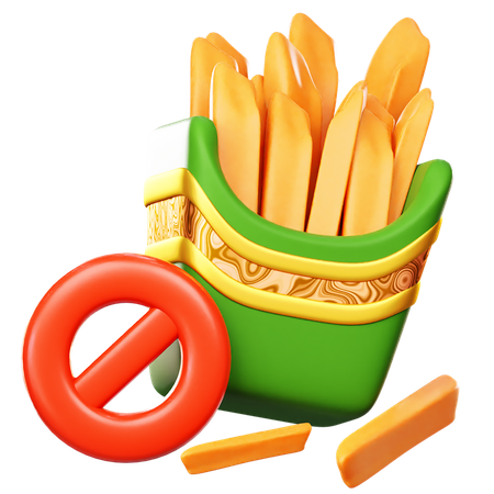 Sem comida  3D Icon