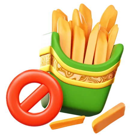 Sem comida  3D Icon