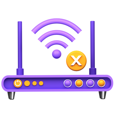 Sem conexão  3D Icon