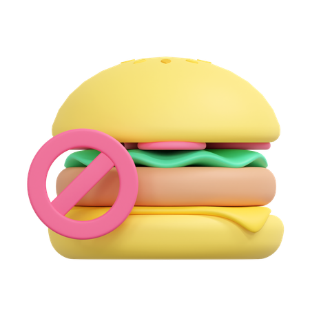 Sem fast-food  3D Icon