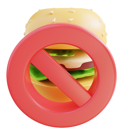 Sem fast-food  3D Icon