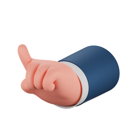 Sem gesto de mão  3D Icon