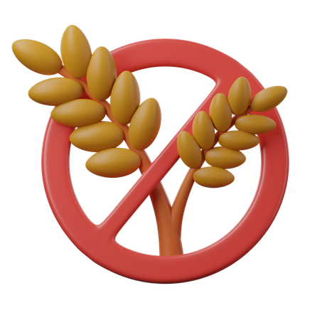 Não contém gluten  3D Icon