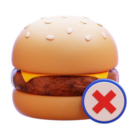 Sem lanches  3D Icon