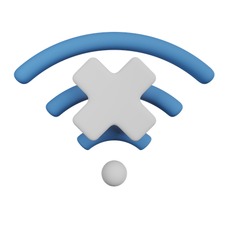 Sem sinal  3D Icon