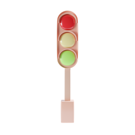 Semáforos  3D Icon