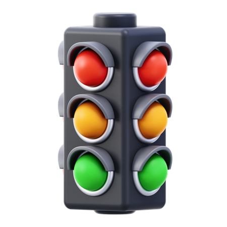 Semáforos  3D Icon