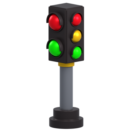 Semáforo  3D Icon