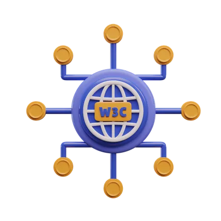 Semantic Web  3D Icon