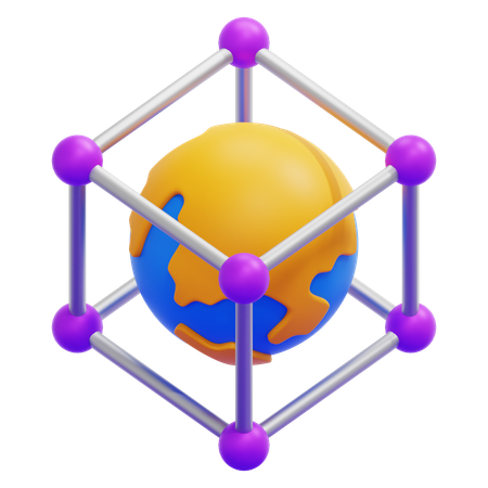 Semantic Web  3D Icon