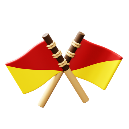 Semaphore flag  3D Icon