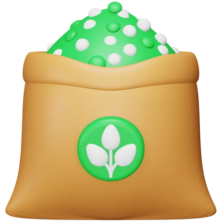 Sementes  3D Icon