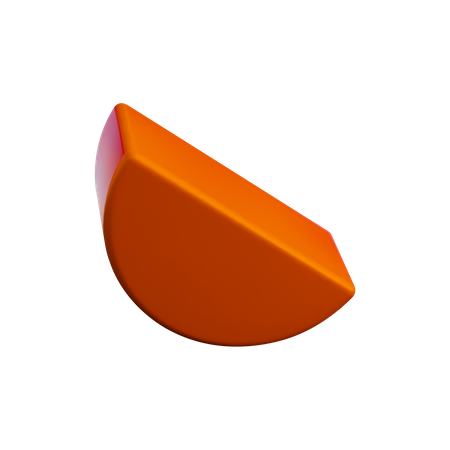 Semi Circle  3D Icon