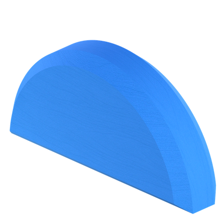 반원 모양  3D Icon