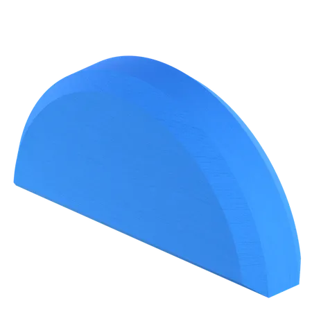 반원 모양  3D Icon