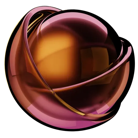 Semi globo  3D Icon