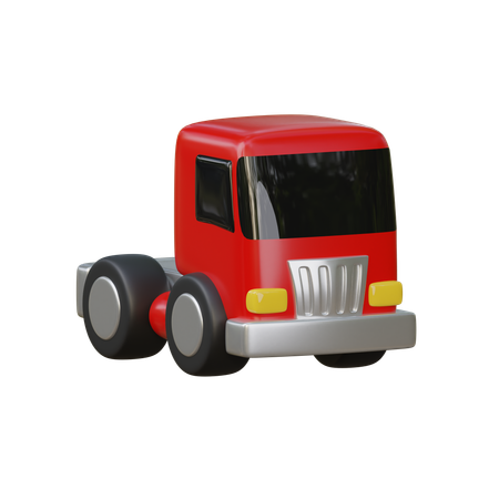 Semi Truck  3D Icon