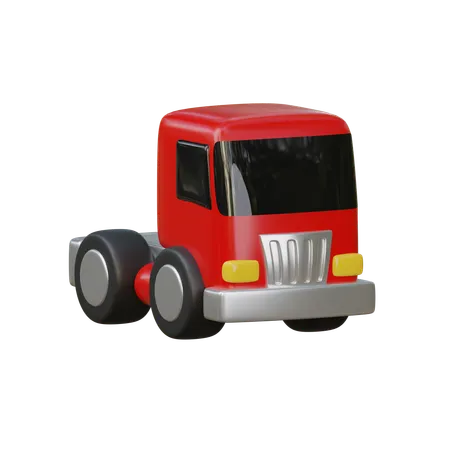 Semi Truck  3D Icon