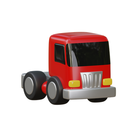 Semi Truck  3D Icon