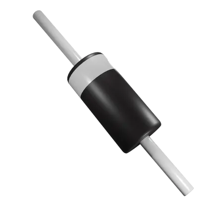 Semiconductor Diode  3D Illustration