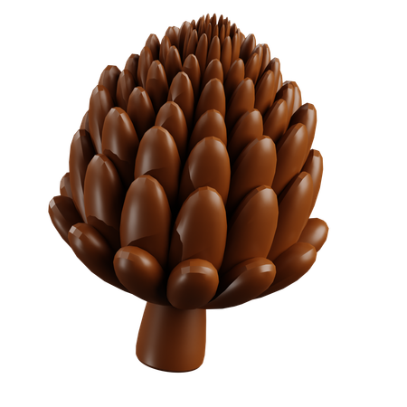 Semilla de pino  3D Icon